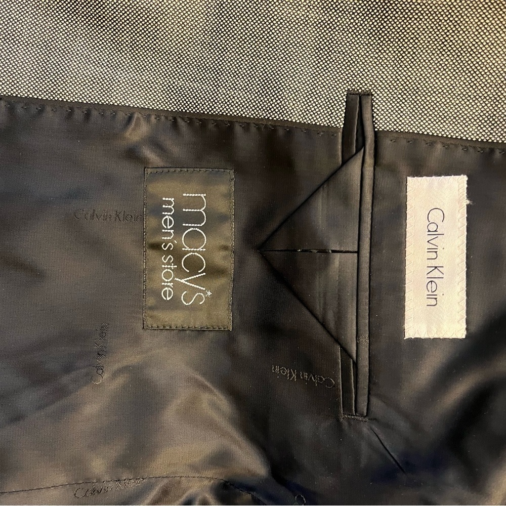Calvin Klein Men's Charcoal Blazer - Picture 8 of 9